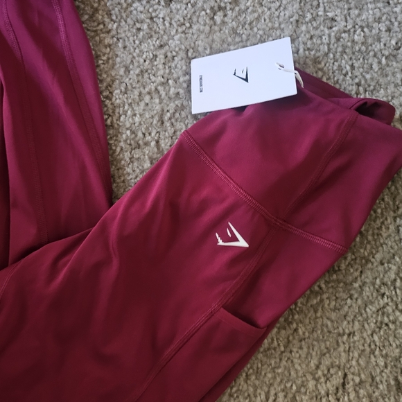 GymShark Pocket Leggings Raspberry Pink Small - Picture 6 of 6
